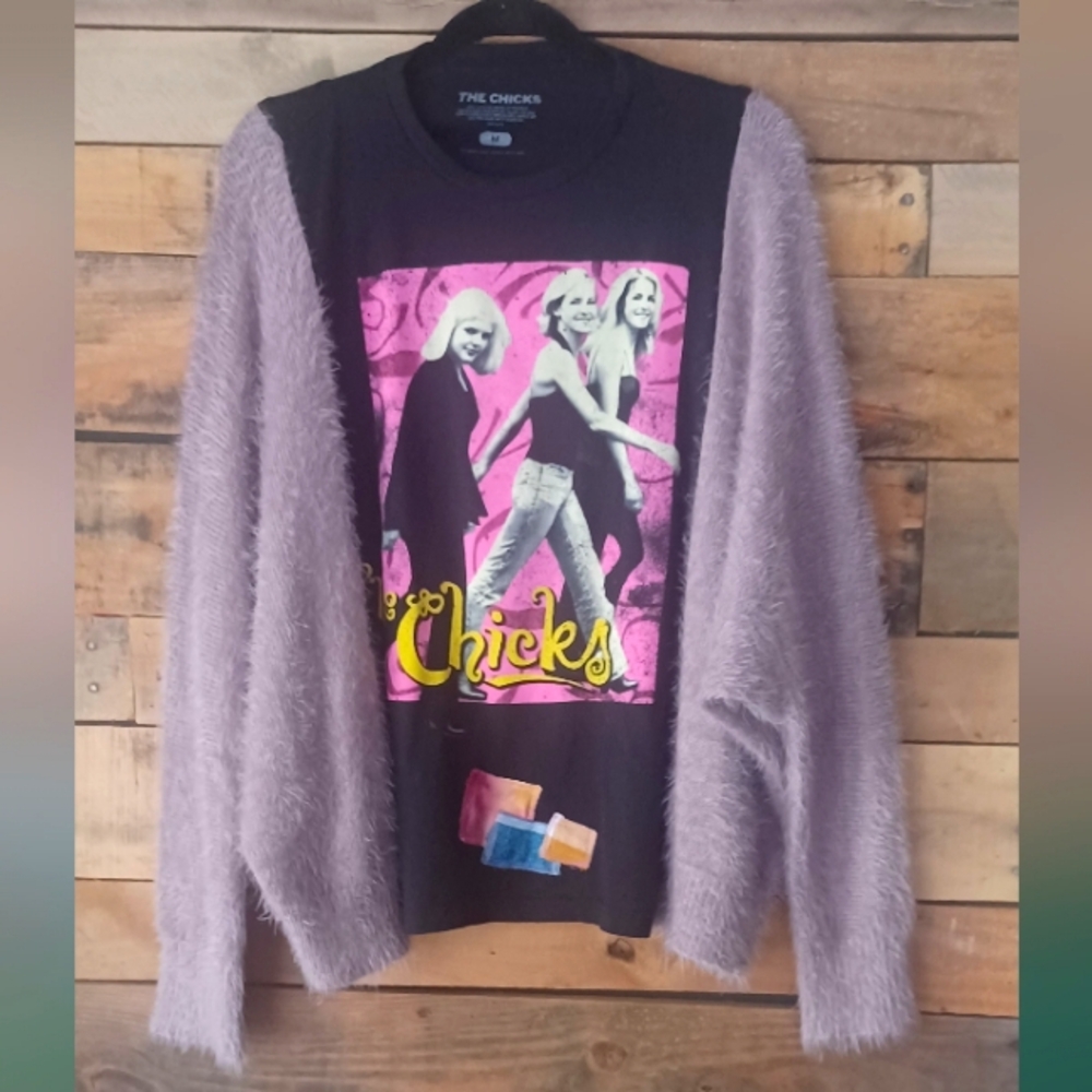 Upcycled Lavander Sweater: